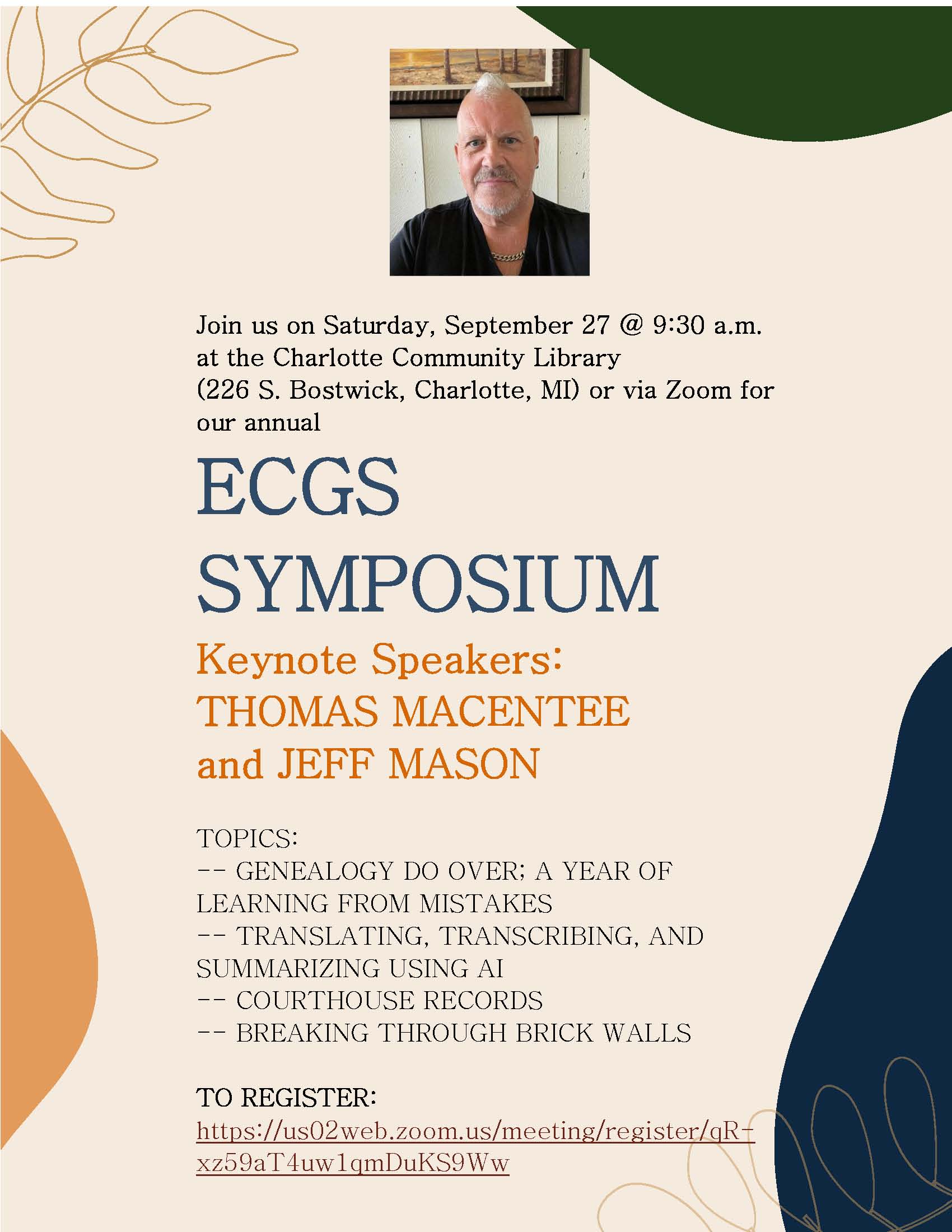 ECGS 2025 Symposium